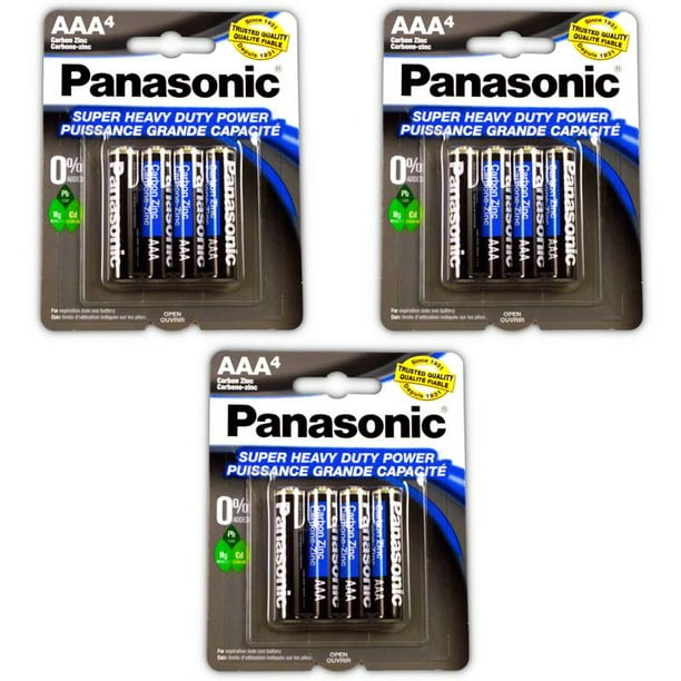 Panasonic Super Heavy Duty AA Batteries 4pk 